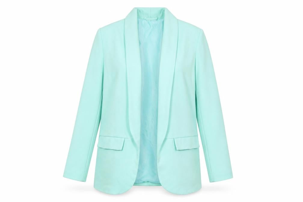 Boohoo Womens Green Jacket Blazer Size 10