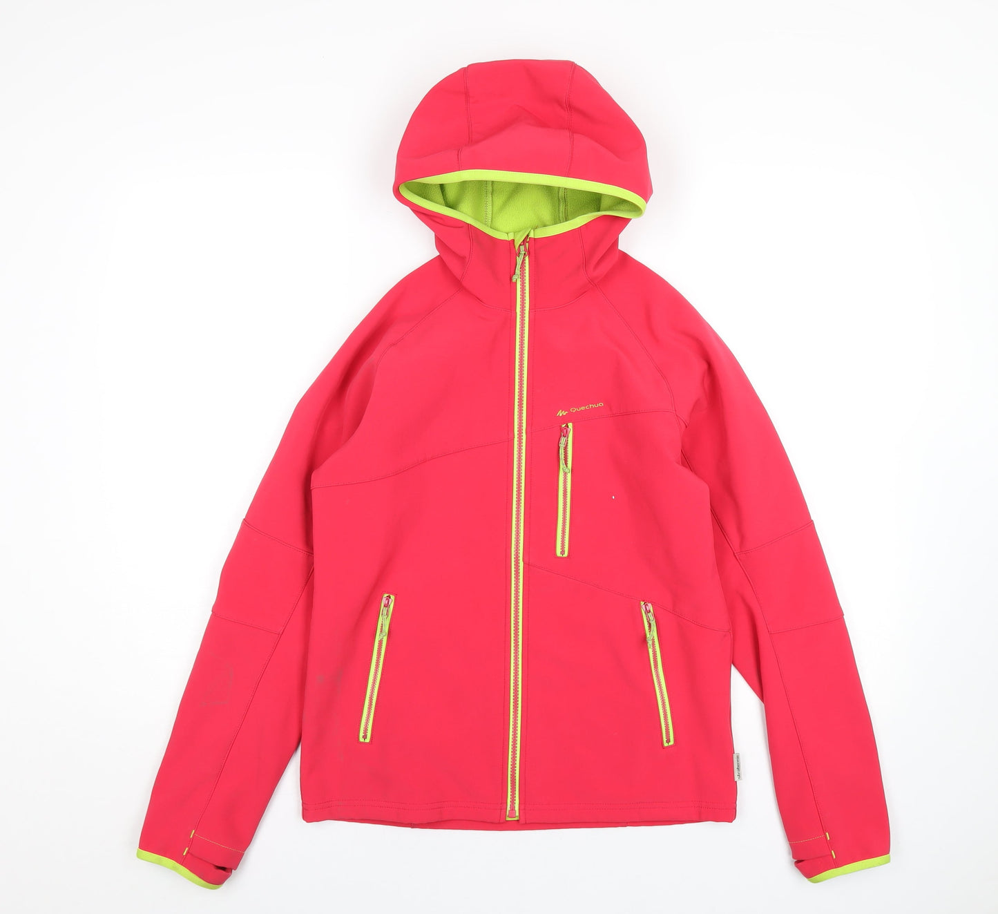 Quechua Girls Pink Jacket Coat Size 14 Years Zip