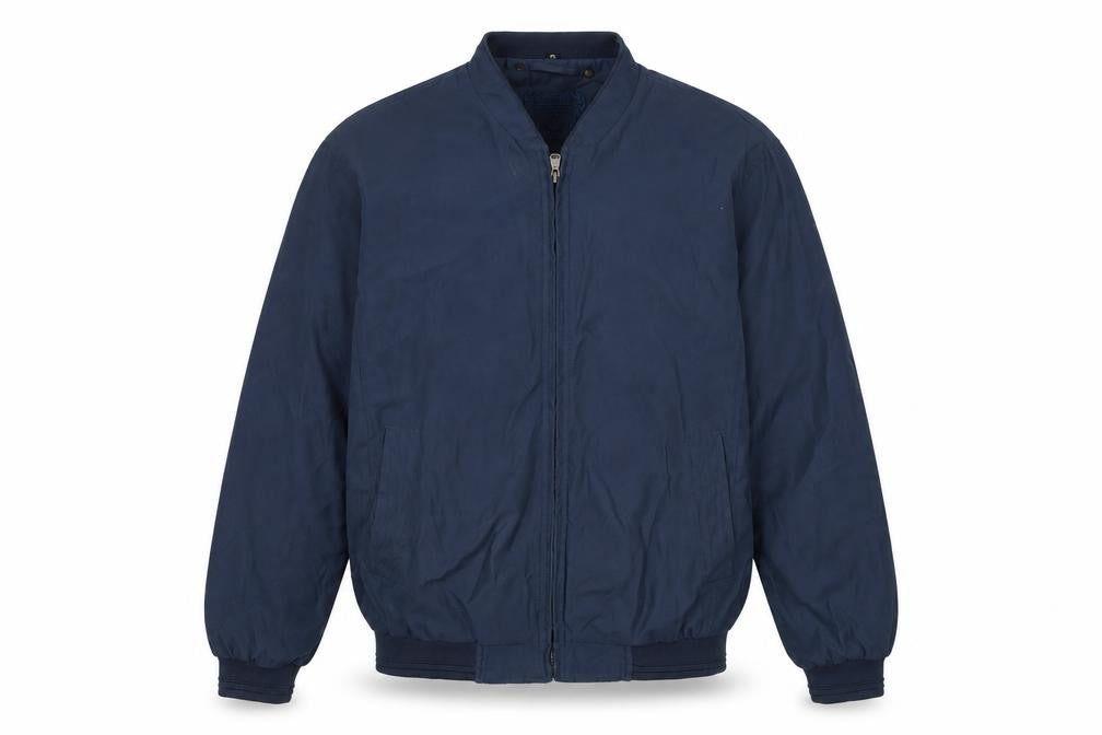 Mens UK Size M Canson Blue Bomber Jacket