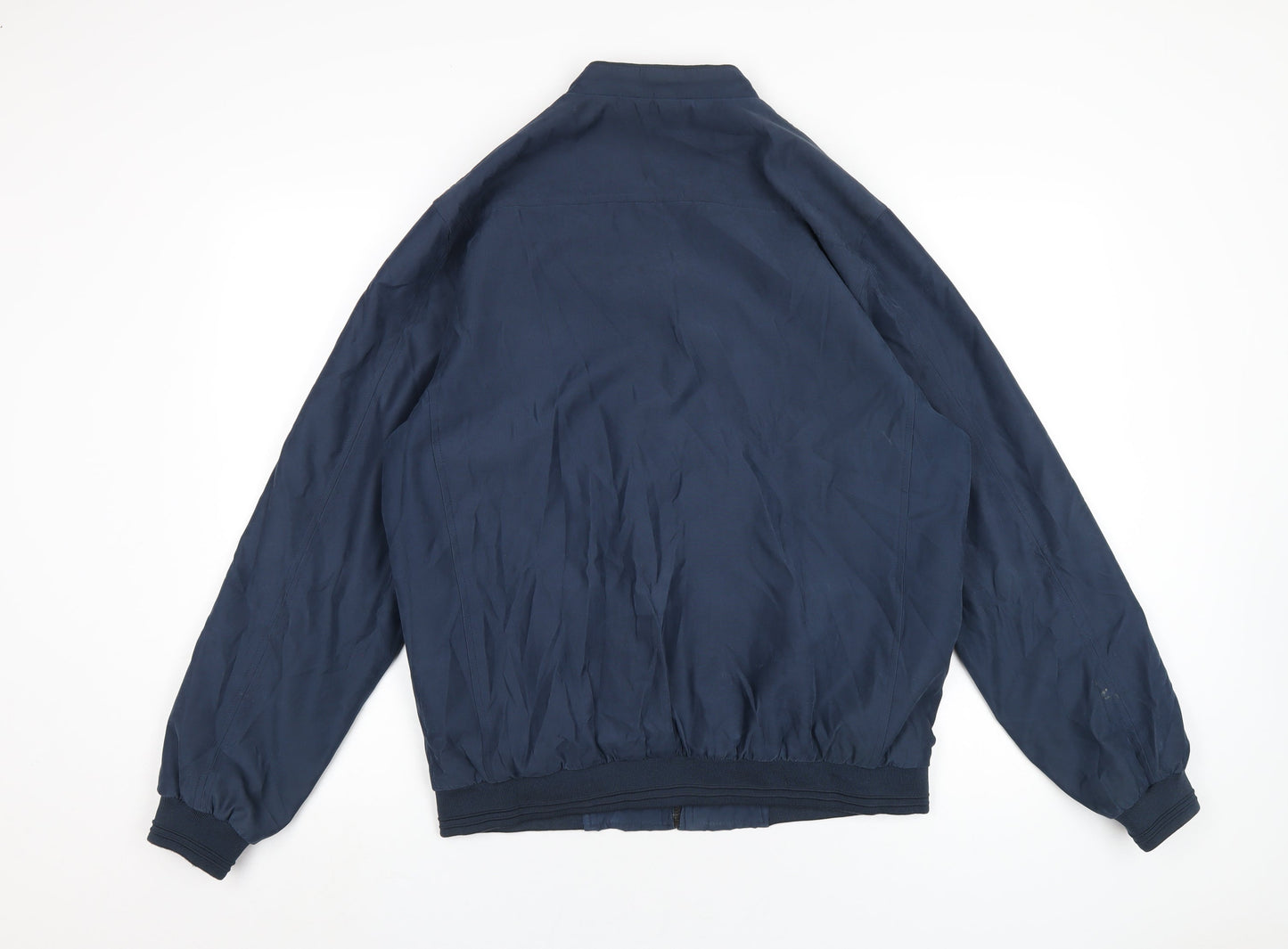 Mens UK Size M Canson Blue Bomber Jacket