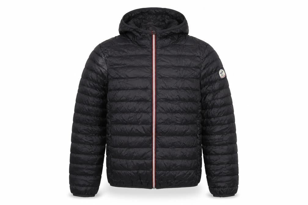 Mens UK Size L Back to Alaska Black Puffer Jacket