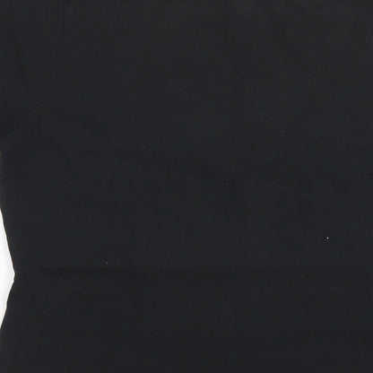 Womens UK Size M Witchery Black Basic T-Shirt