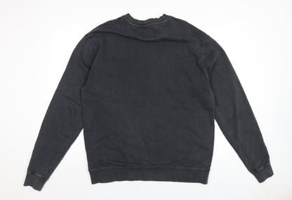 Mens UK Size L Jack Wills Grey Pullover Sweatshirt