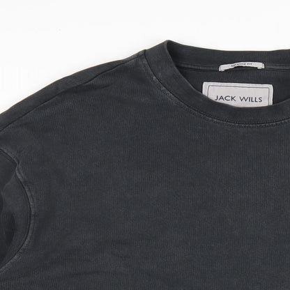 Mens UK Size L Jack Wills Grey Pullover Sweatshirt