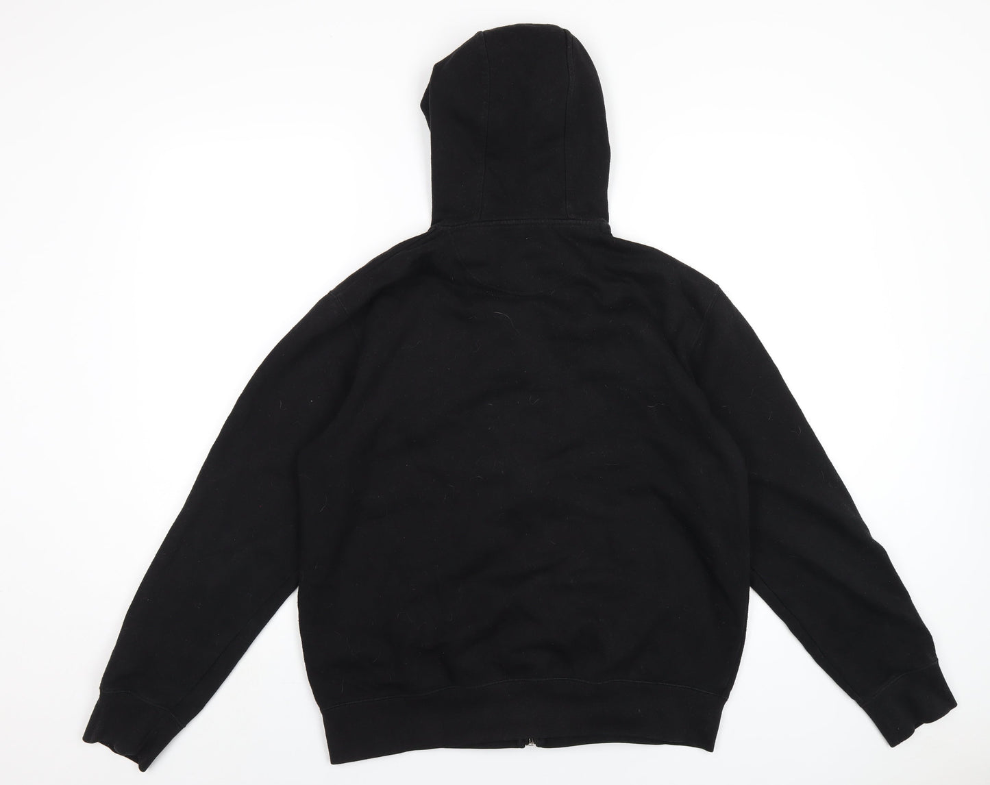 Russell Athletic Womens Black Polyester Full Zip Hoodie Size M Zip
