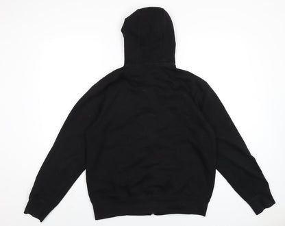 Russell Athletic Womens Black Polyester Full Zip Hoodie Size M Zip