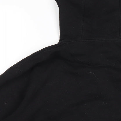 Russell Athletic Womens Black Polyester Full Zip Hoodie Size M Zip