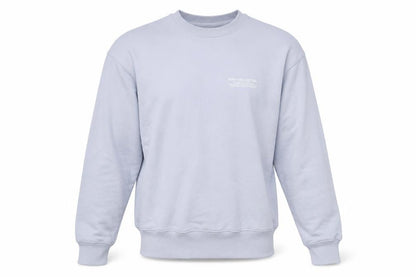 KIHT Mens Blue Cotton Pullover Sweatshirt Size M