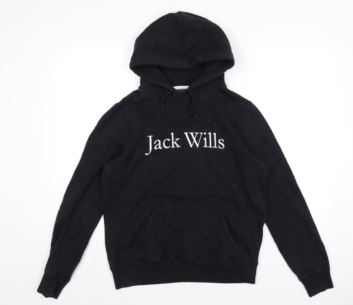 Womens UK Size 12 Jack Wills Black Pullover Hoodie