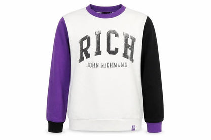 John Richmond Boys Multicoloured Cotton Pullover Sweatshirt Size 12 Years Pullover