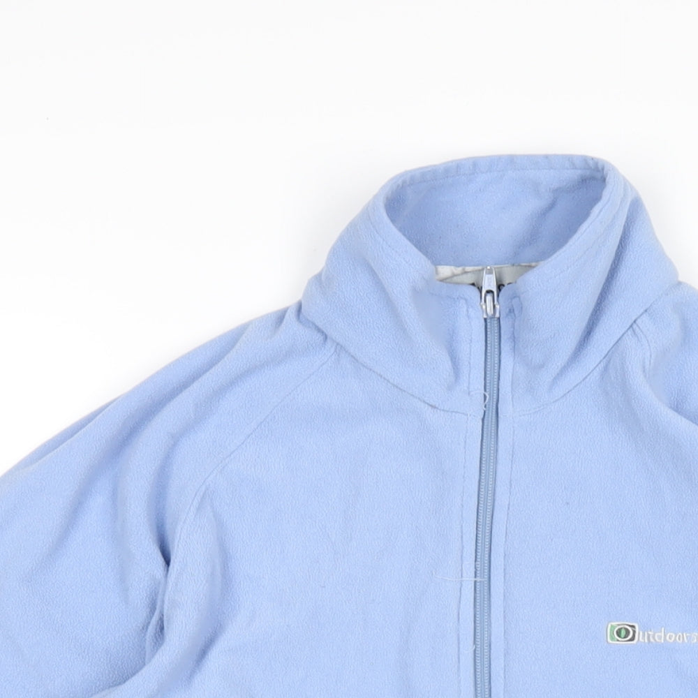 Womens UK Size 10 Outdoor Scene Blue Jacket