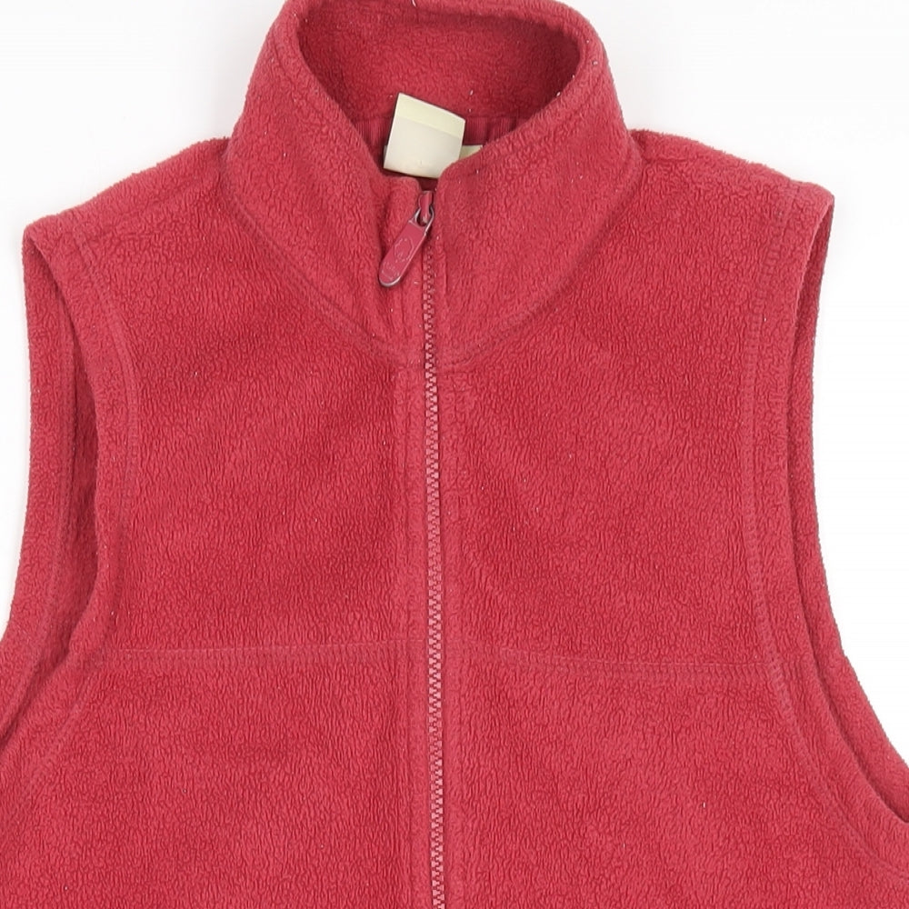 Womens UK Size 10 Cotton Traders Pink Gilet