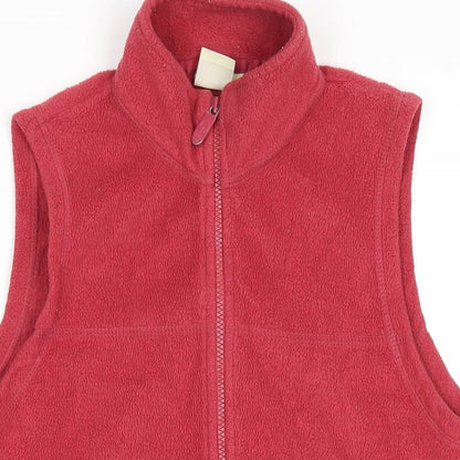 Womens UK Size 10 Cotton Traders Pink Gilet