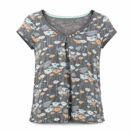 Womens UK Size M C&A Multicoloured Basic T-Shirt