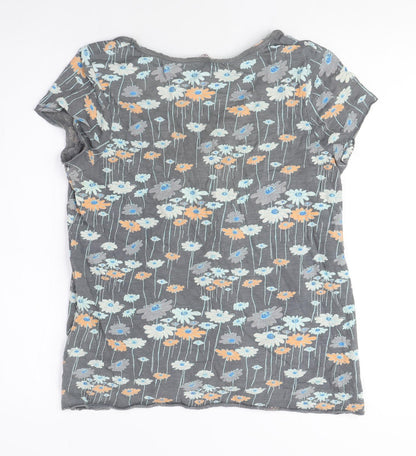 Womens UK Size M C&A Multicoloured Basic T-Shirt