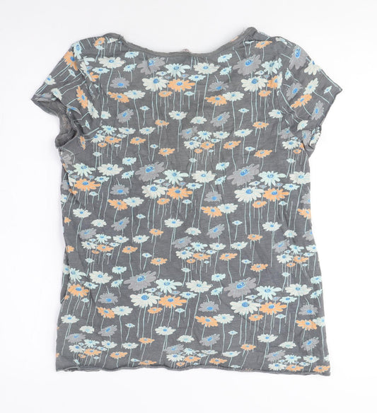 Womens UK Size M C&A Multicoloured Basic T-Shirt