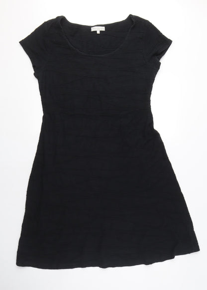 Women's Rocha John Rocha Black Stretch Jersey Skater Dress, M