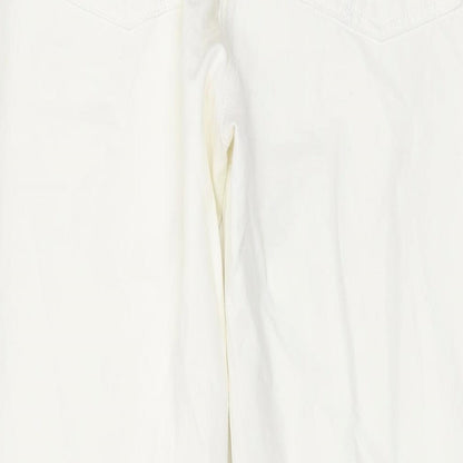 Betty Barclay Womens Ivory Cotton Straight Jeans Size 16 L33 in Regular Button