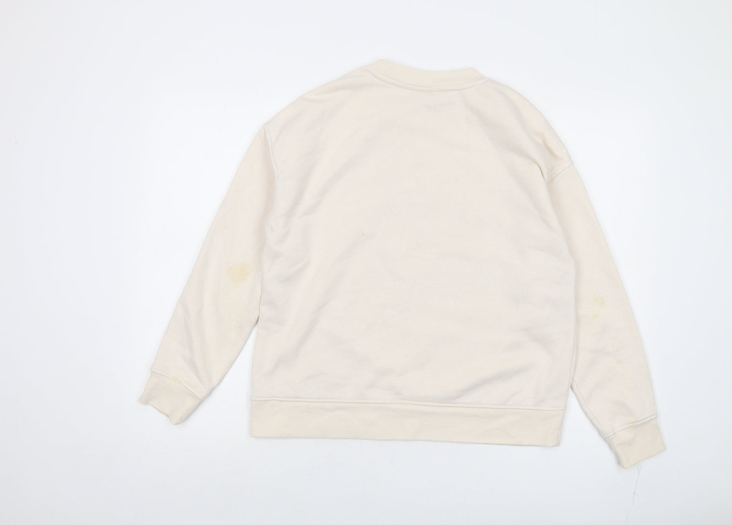 Womens UK Size S Disney Pink Pullover Sweatshirt