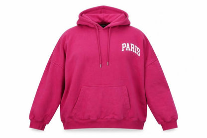 Pink Vanilla Womens Pink Cotton Pullover Hoodie Size M Pullover
