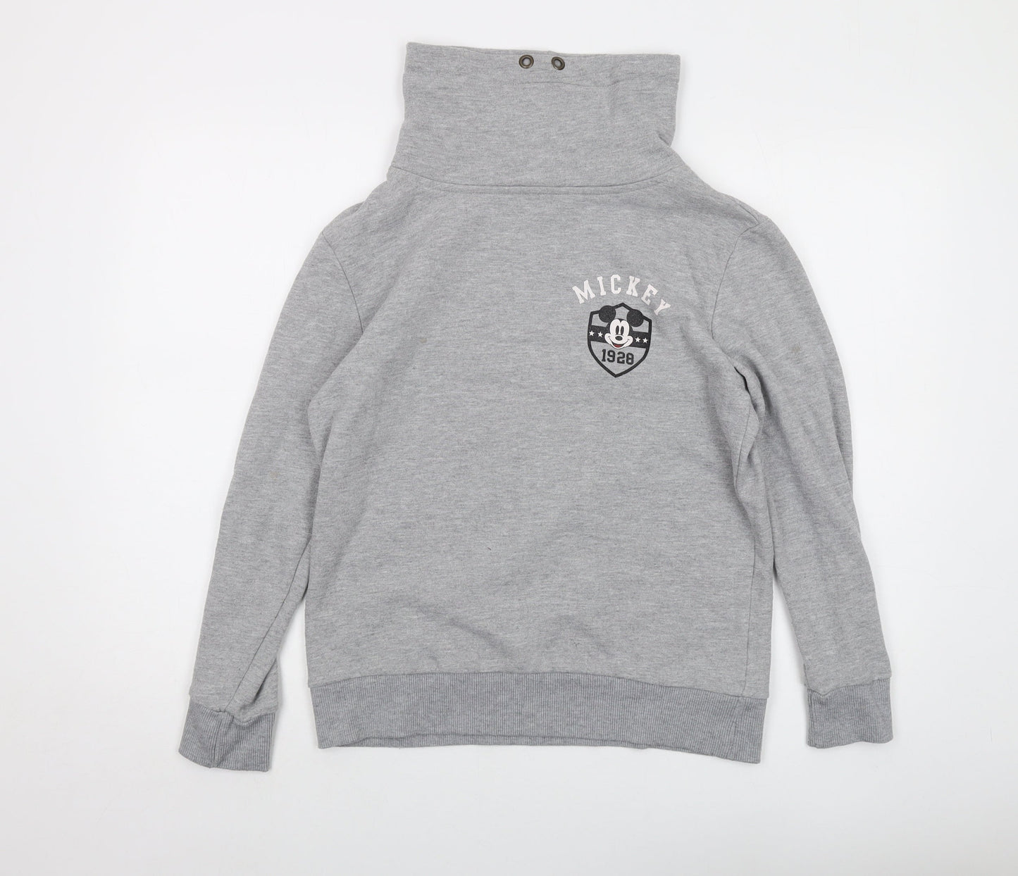 Womens UK Size 12 Disney Grey Pullover Sweatshirt