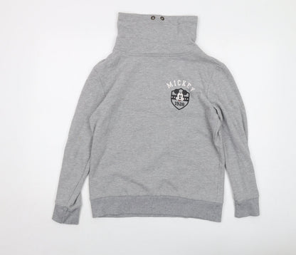 Womens UK Size 12 Disney Grey Pullover Sweatshirt