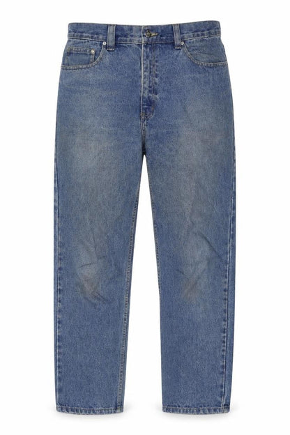 Mens UK Size 36 in Matinee Regular Fit Straight Blue Jeans