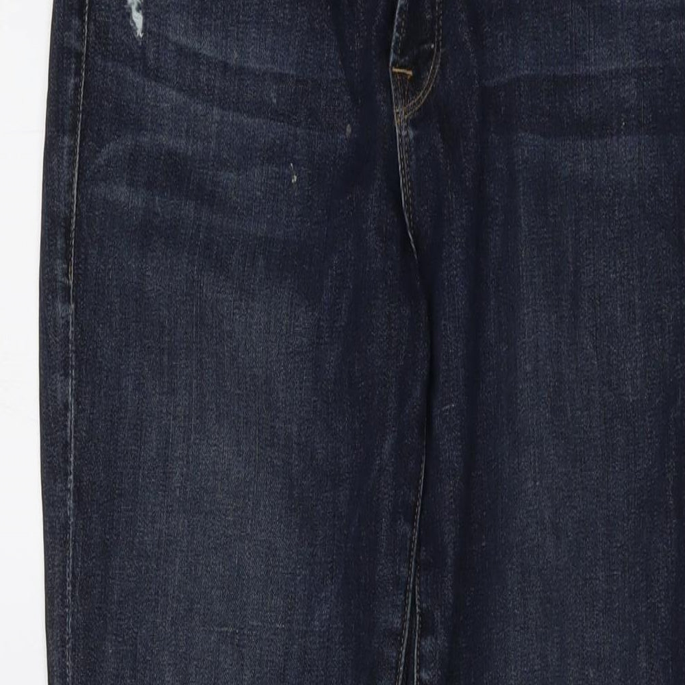 Womens UK Size 30 in FRAME Regular Fit Skinny Blue Jeans