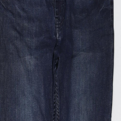 Digbeth Womens Blue Cotton Skinny Jeans Size 28 in L29 in Regular Button