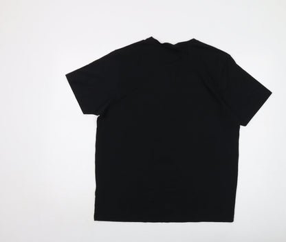 Mens UK Size L Fanatics Black  T-Shirt