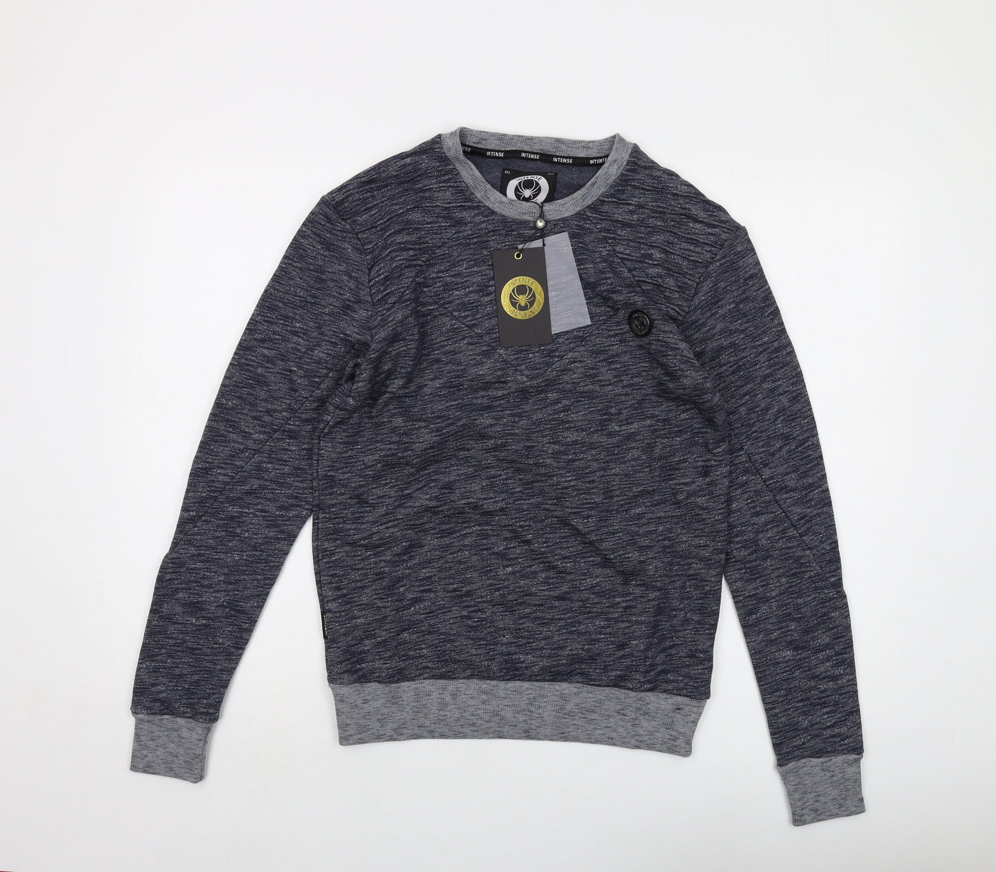 Mens UK Size S Intense Blue Pullover Sweatshirt