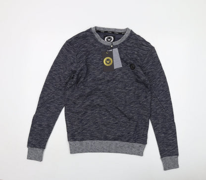 Mens UK Size S Intense Blue Pullover Sweatshirt
