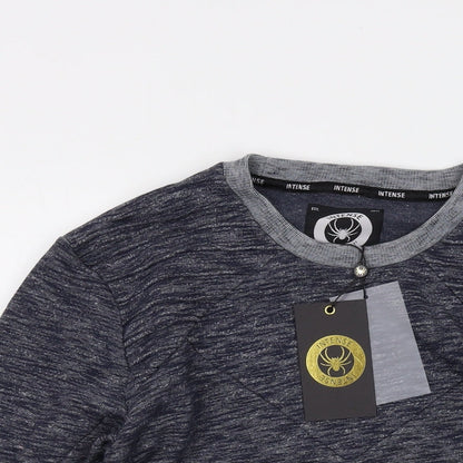 Mens UK Size S Intense Blue Pullover Sweatshirt