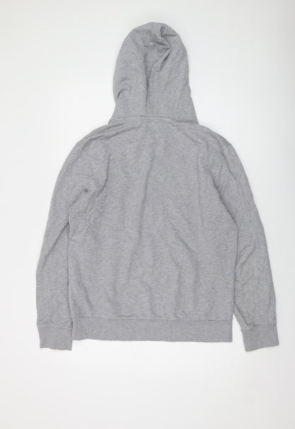 Mens UK Size M Levi's Grey Pullover Hoodie