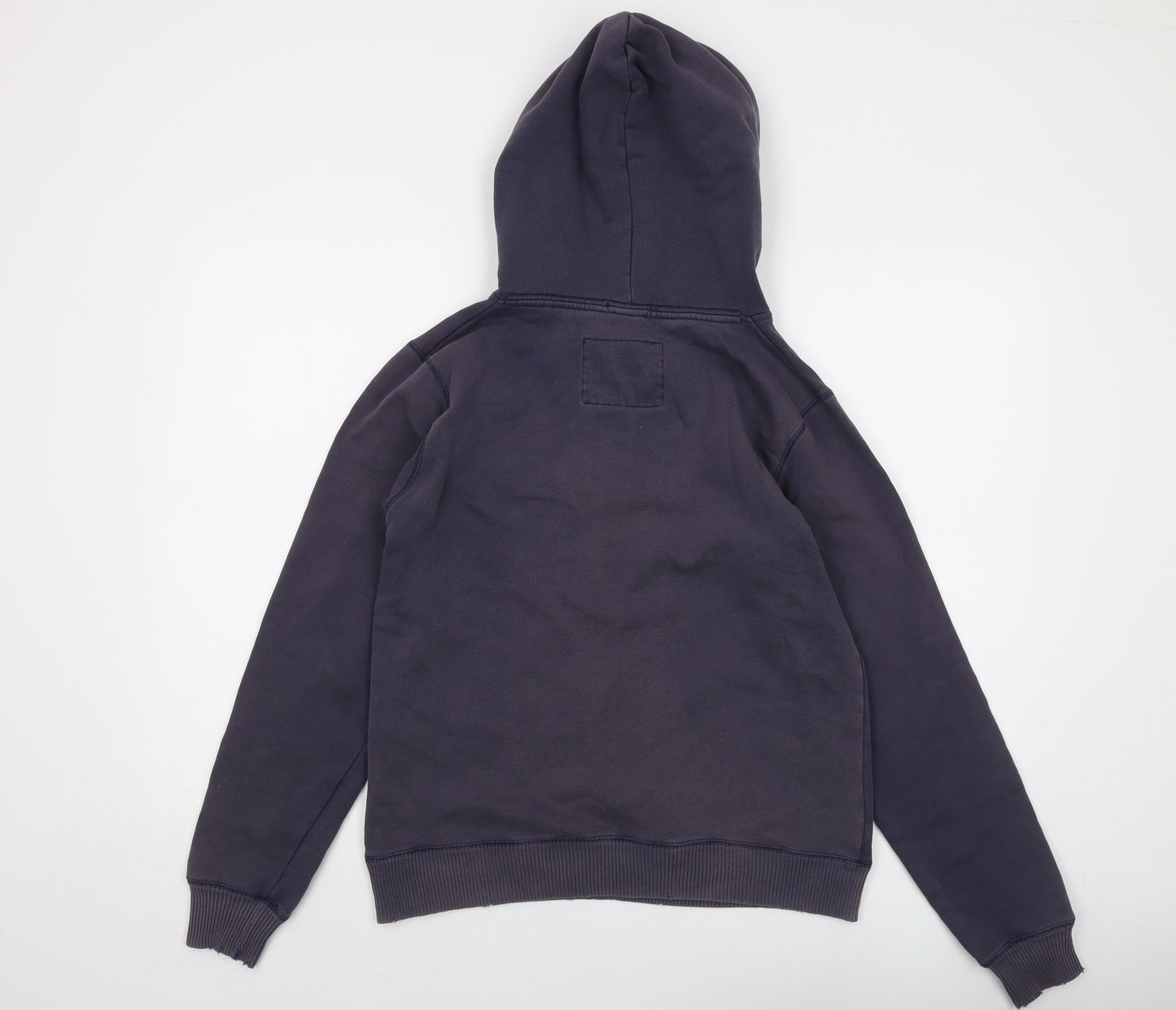 Jack Wills Boys Blue Cotton Pullover Hoodie Size 12 Years Pullover - Logo