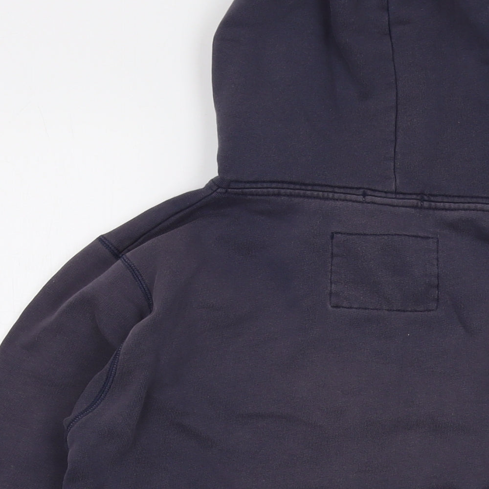 Jack Wills Boys Blue Cotton Pullover Hoodie Size 12 Years Pullover - Logo