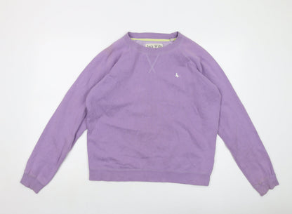 Womens UK Size 10 Jack Wills Purple Pullover Sweatshirt