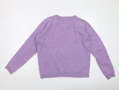 Womens UK Size 10 Jack Wills Purple Pullover Sweatshirt