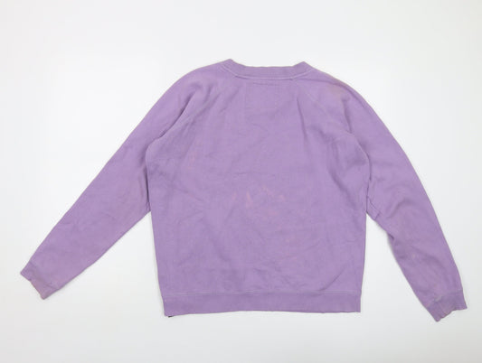 Womens UK Size 10 Jack Wills Purple Pullover Sweatshirt