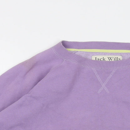 Womens UK Size 10 Jack Wills Purple Pullover Sweatshirt