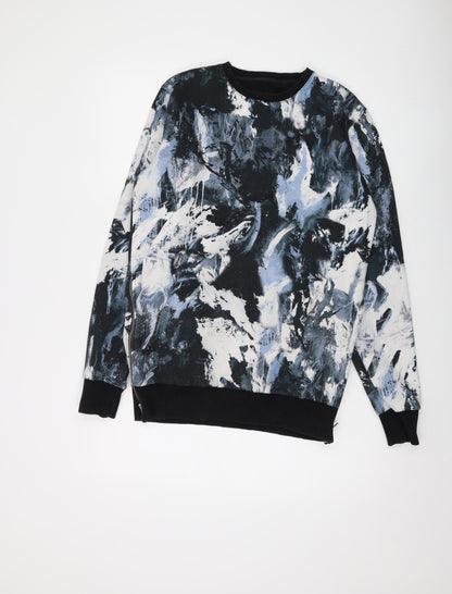 Mens UK Size S Criminal Damage Multicoloured Pullover Sweatshirt