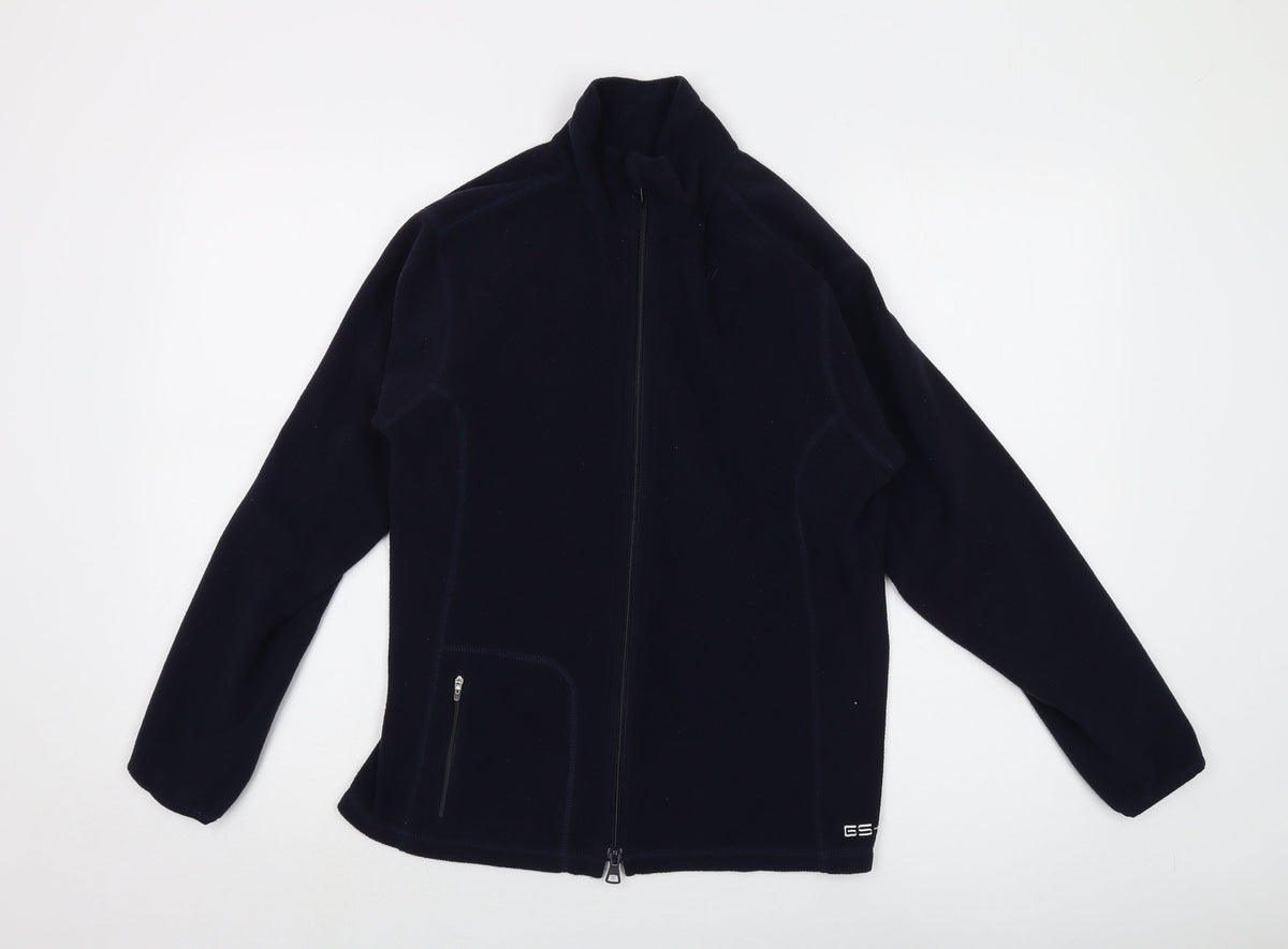 George Schumacher Womens Blue Jacket Size M Zip
