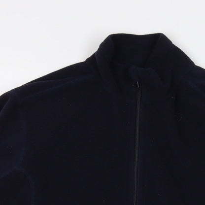 George Schumacher Womens Blue Jacket Size M Zip
