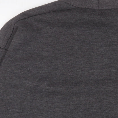 New Look Womens Grey Polyester Pullover Sweatshirt Size 12 Pullover