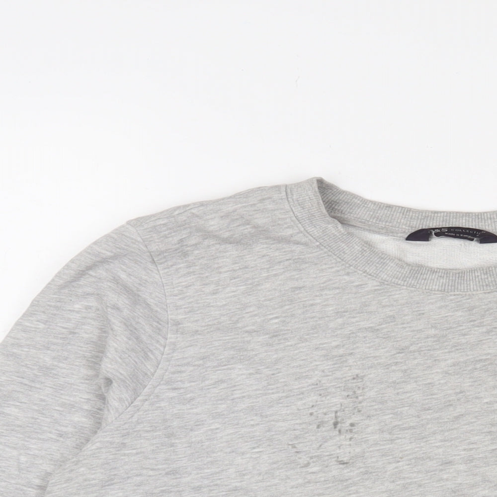 Womens UK Size 14 Marks and Spencer Grey Pullover Sweatshirt