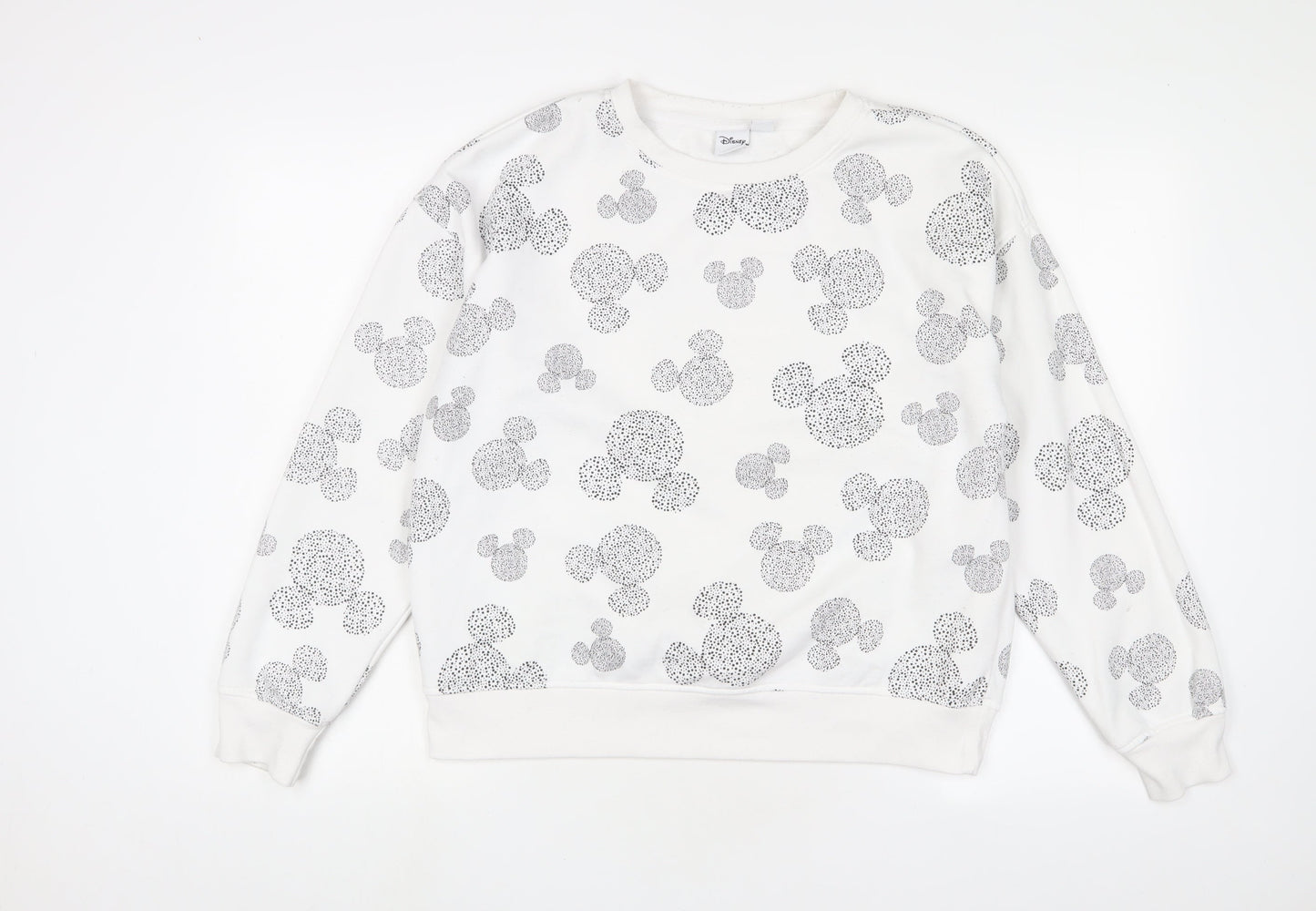 Womens UK Size S Disney White Pullover Sweatshirt