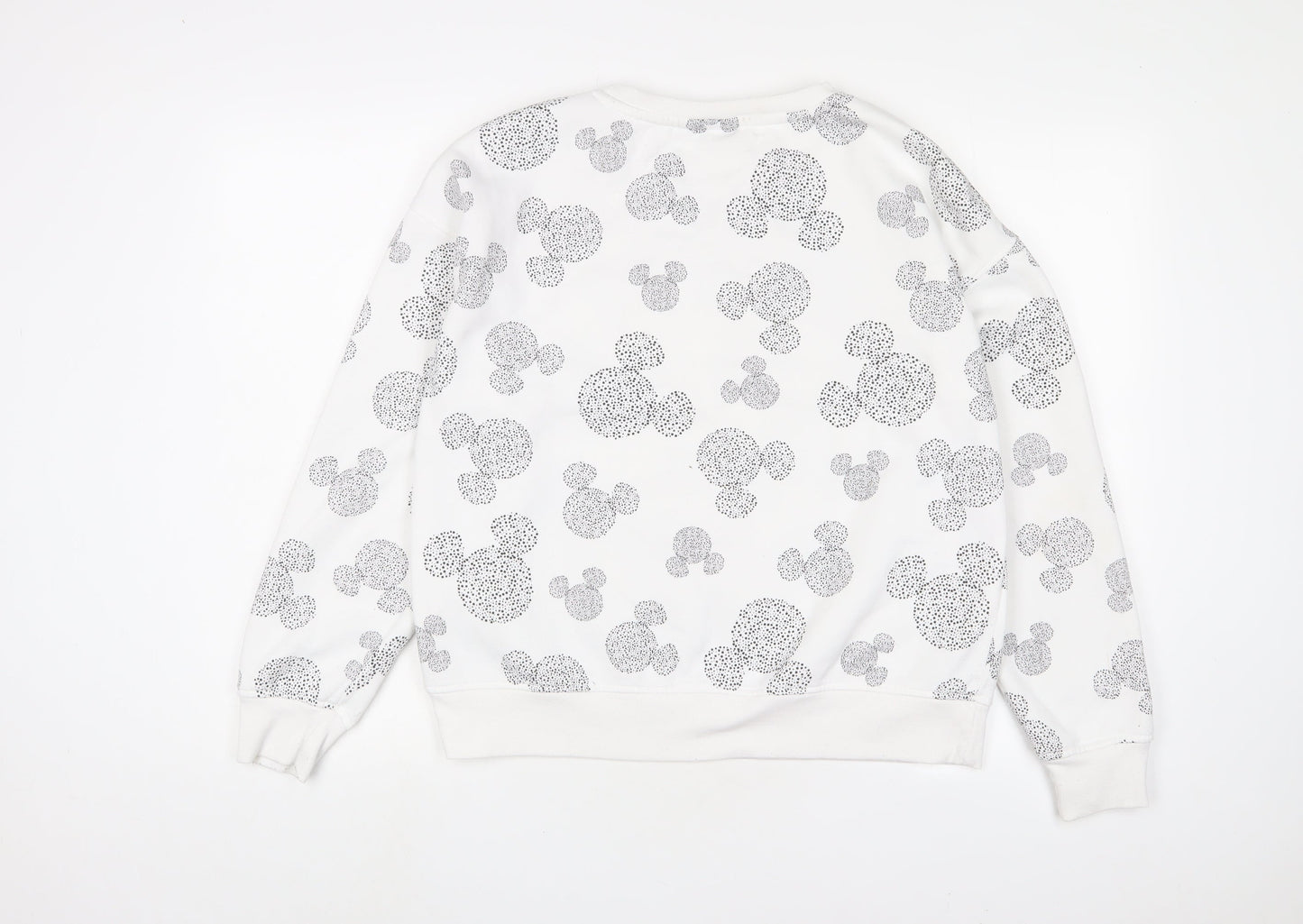 Womens UK Size S Disney White Pullover Sweatshirt