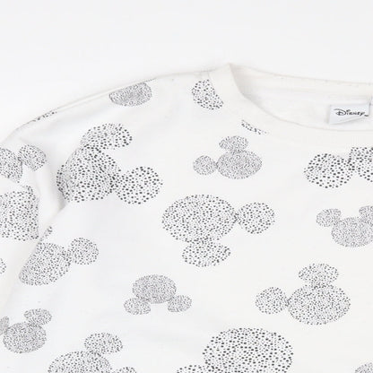 Womens UK Size S Disney White Pullover Sweatshirt