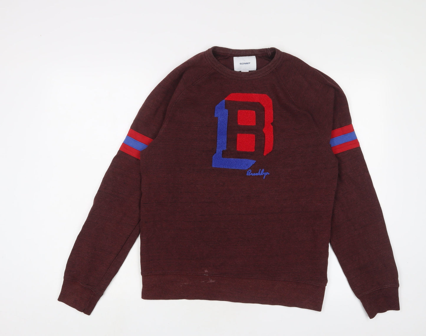 Mens UK Size S Old Navy Red Pullover Sweatshirt