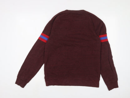Mens UK Size S Old Navy Red Pullover Sweatshirt